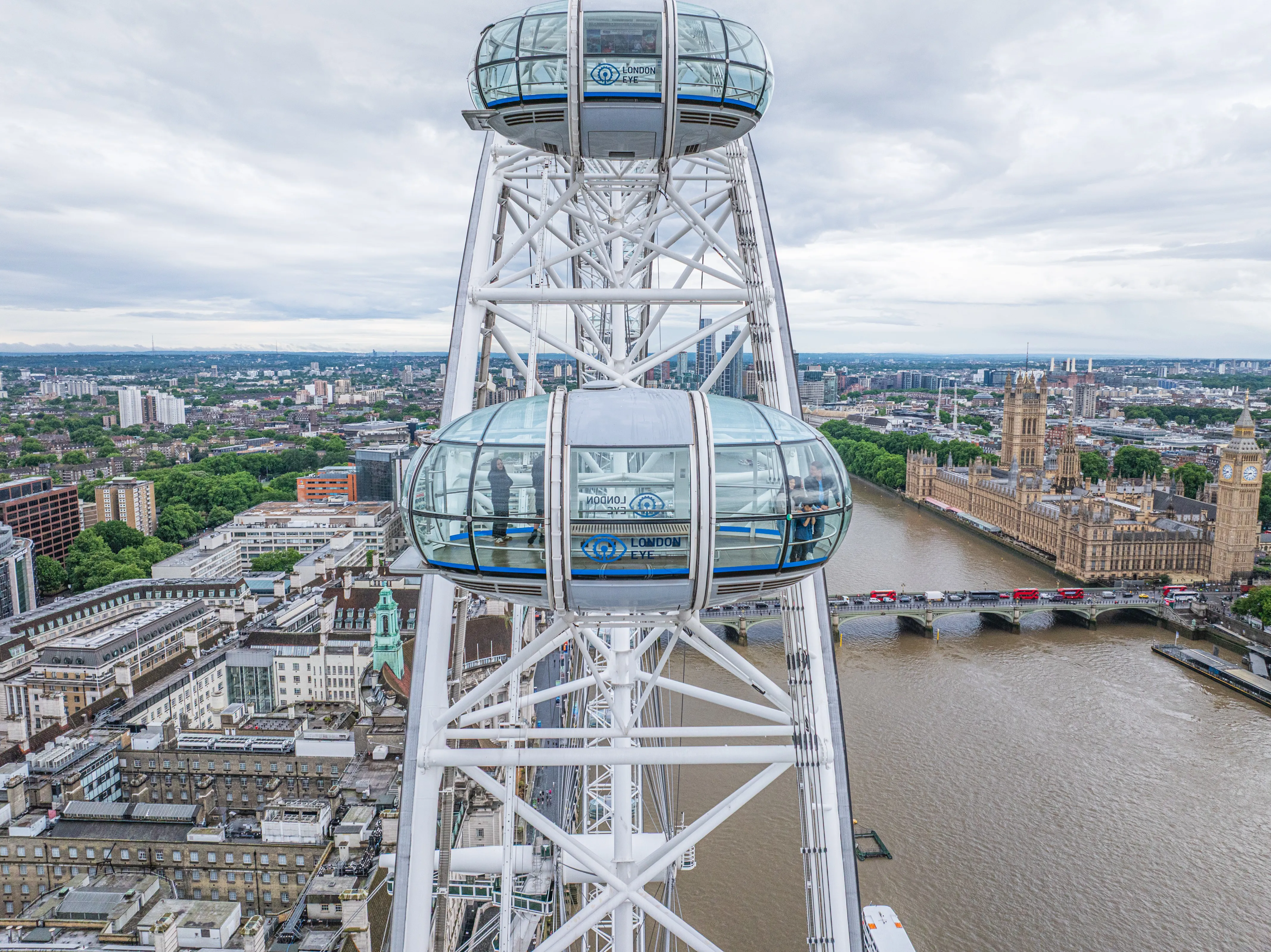 London Eye Rebrand Drone Photography 30